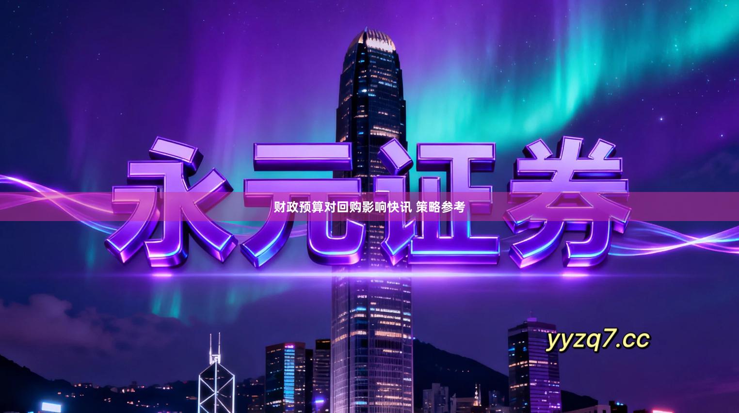 财政预算对回购影响快讯 策略参考