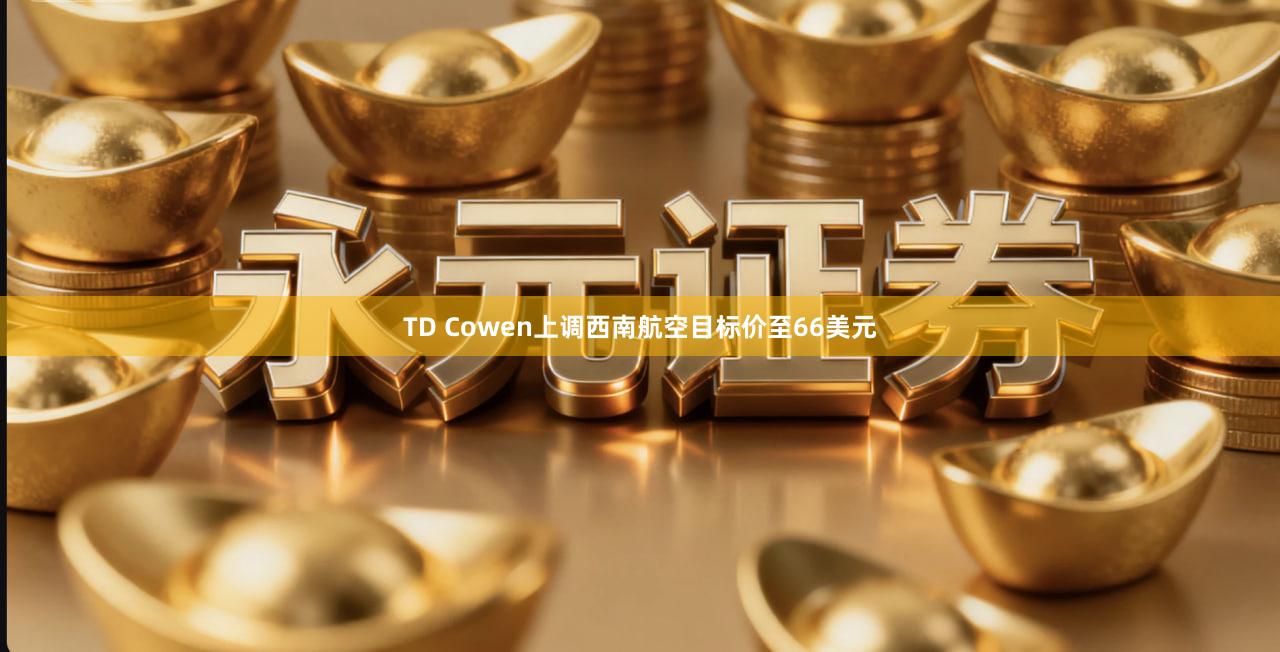 TD Cowen上调西南航空目标价至66美元